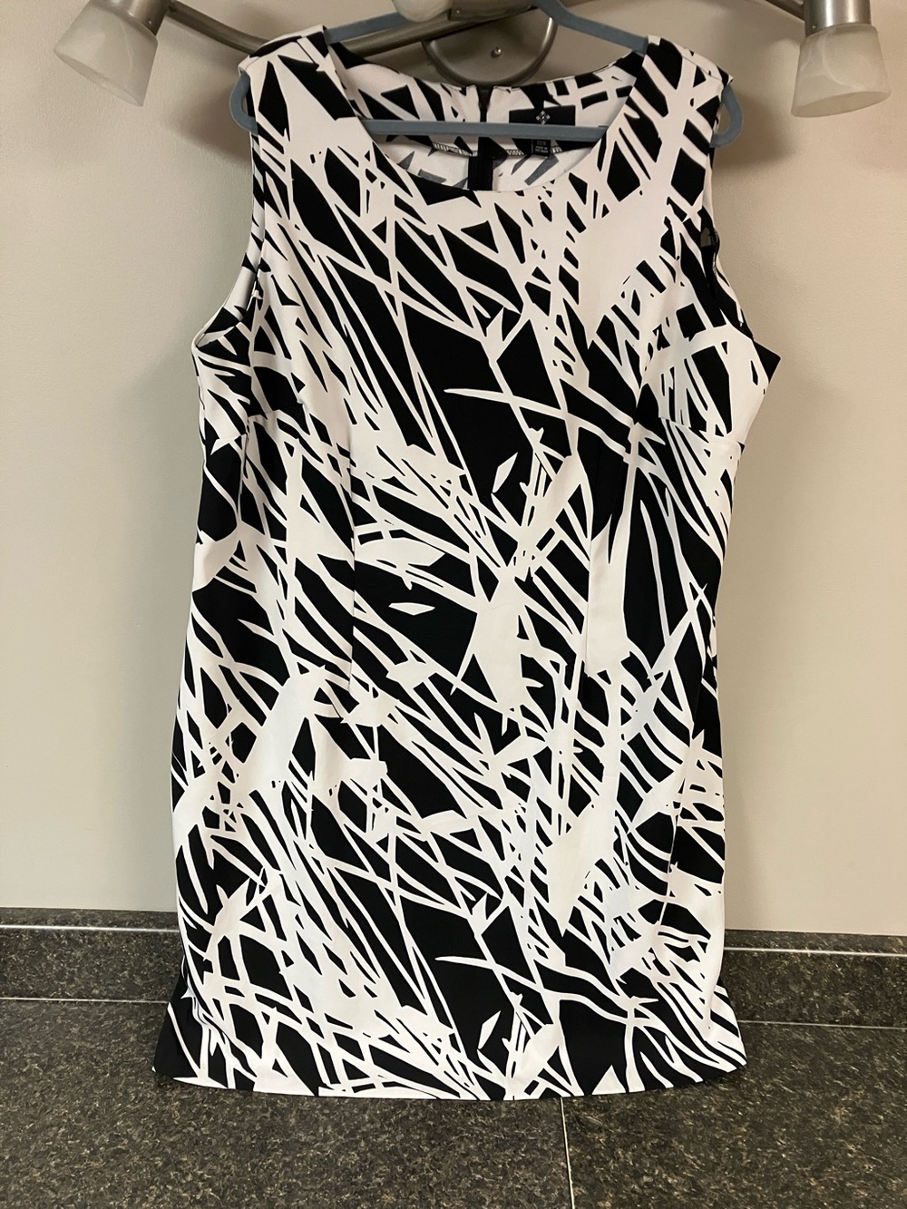 Ronnie Nicole black and white dress 22w